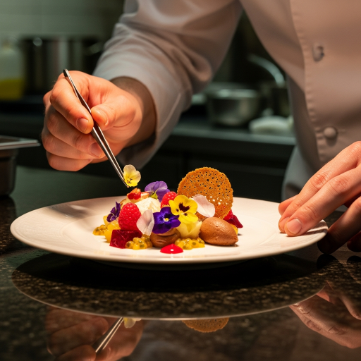 Chef plating